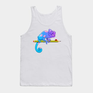 Colorblind chameleon Tank Top